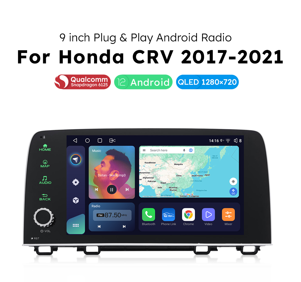 Honda CRV Android 12 head unit